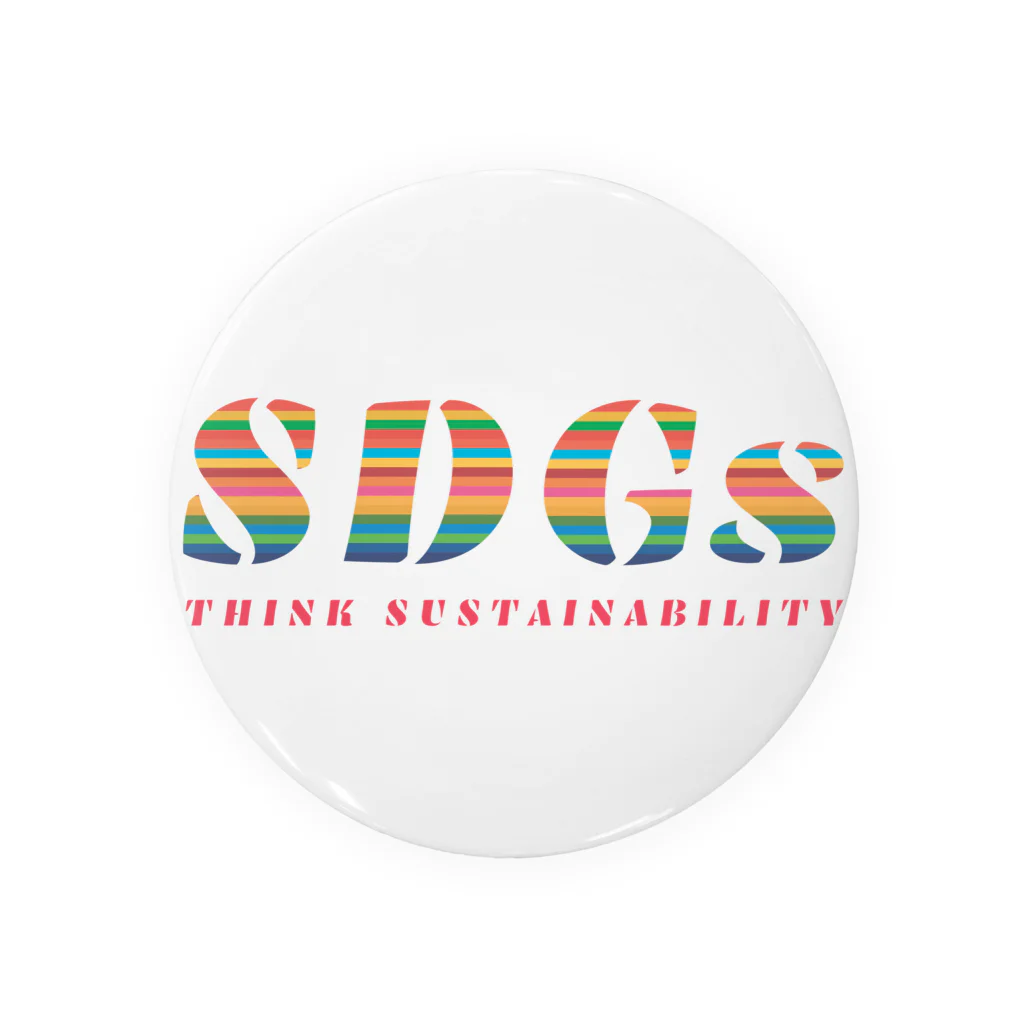 mincora.のSDGs - think sustainability Tin Badge