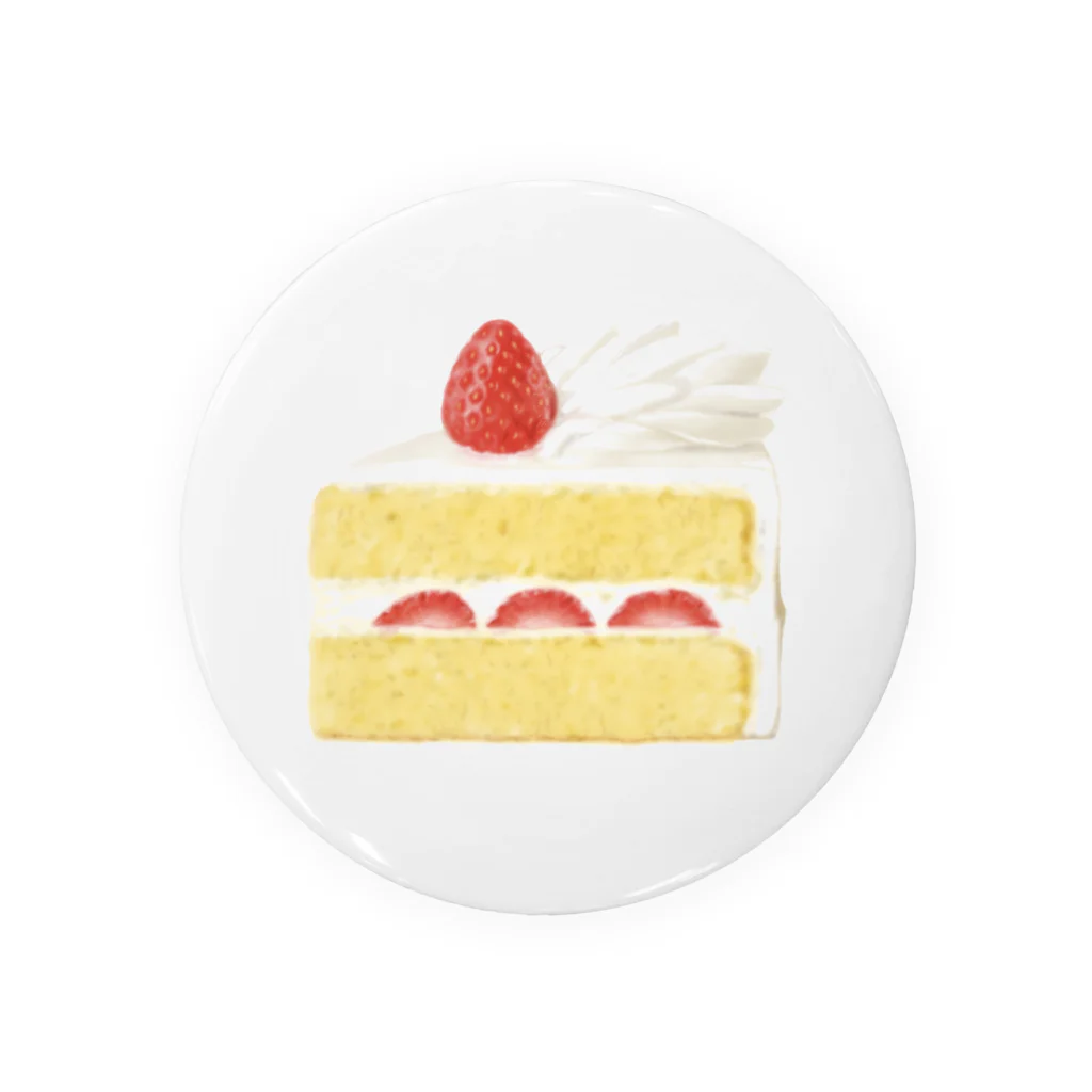 Masami’s artworksのいちごのショートケーキシリーズ1 Tin Badge