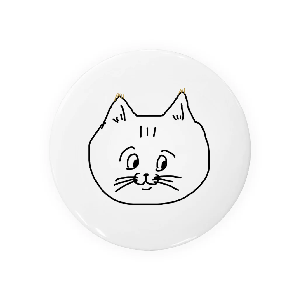 ぷーやんの耳の先っぽふさふさねこ Tin Badge