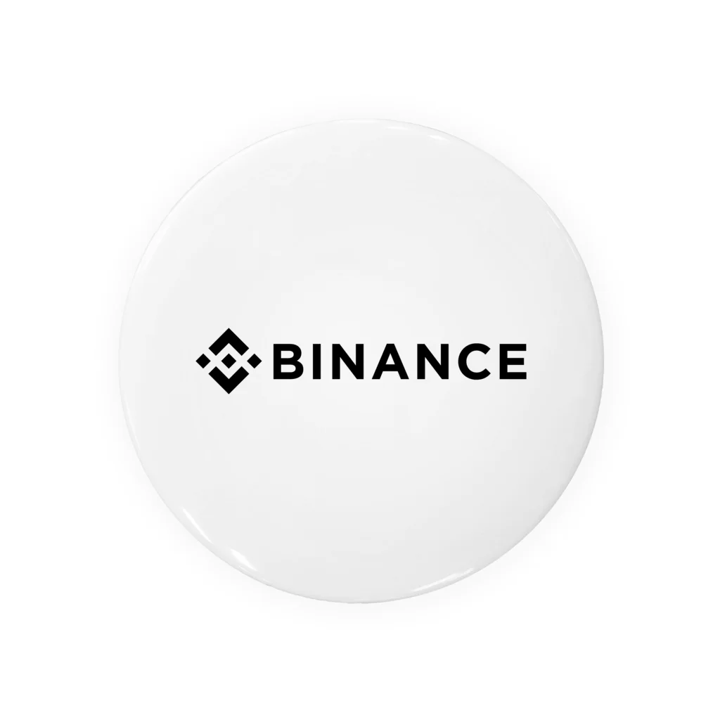 FUNNY JOKESのBINANCE-バイナンス- 黒ロゴ 缶バッジ