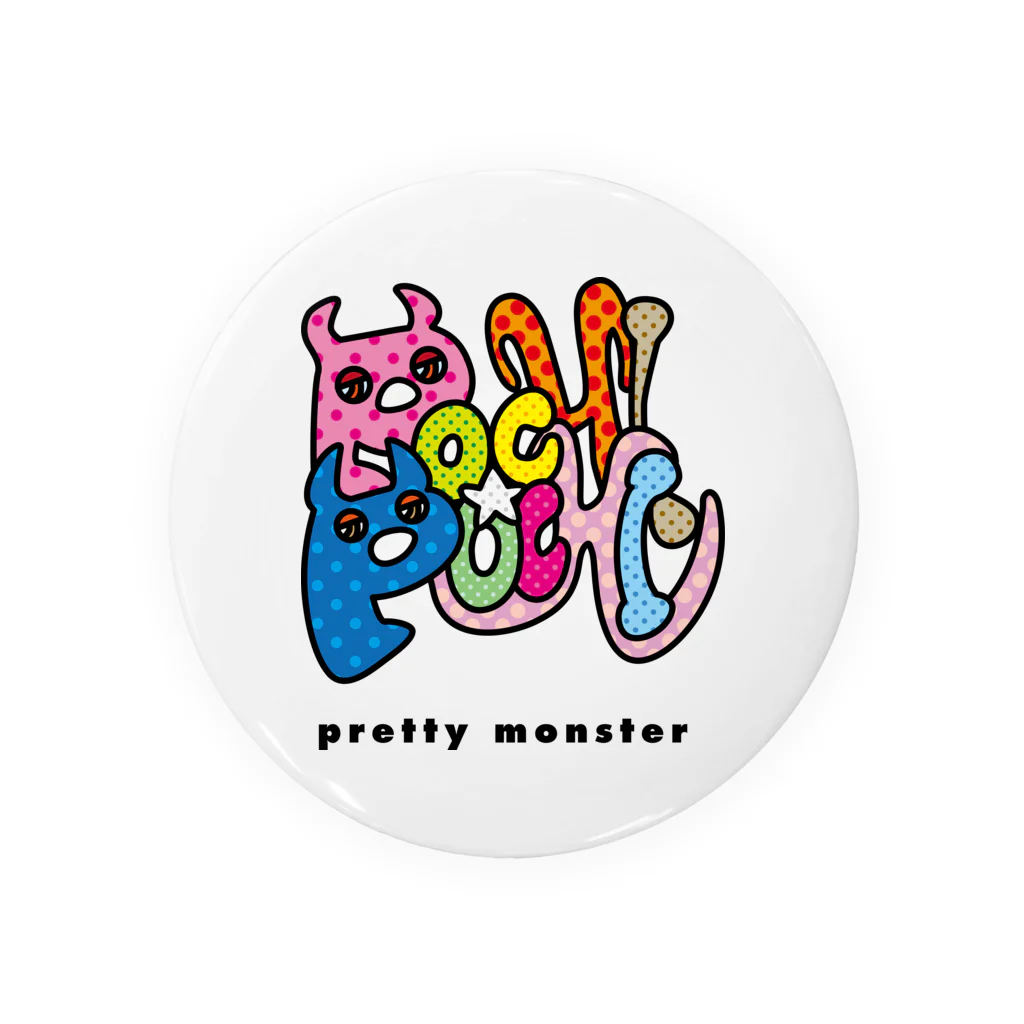 pochi-pochiのpochi-pochiマーク Tin Badge