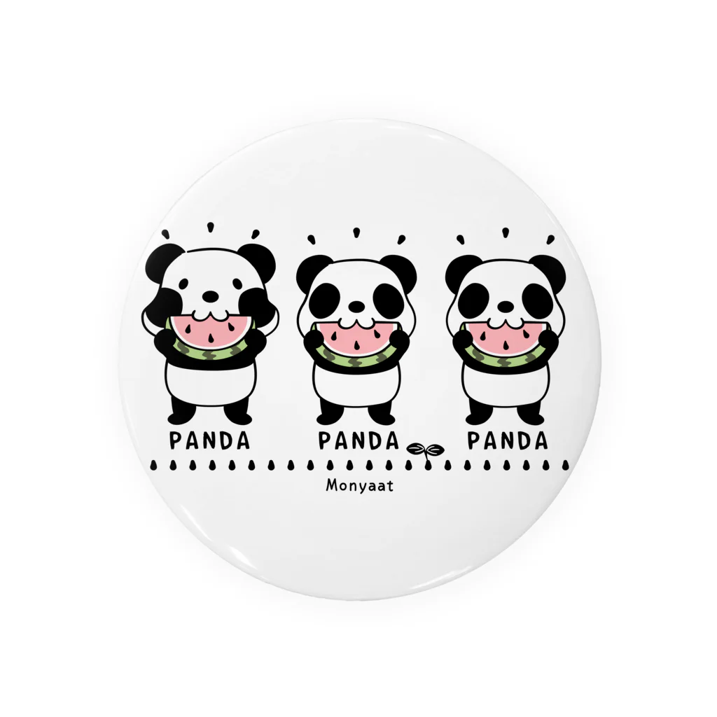 イラスト MONYAAT のCT169 ズレちゃんとTWIN PANDAS*st Tin Badge