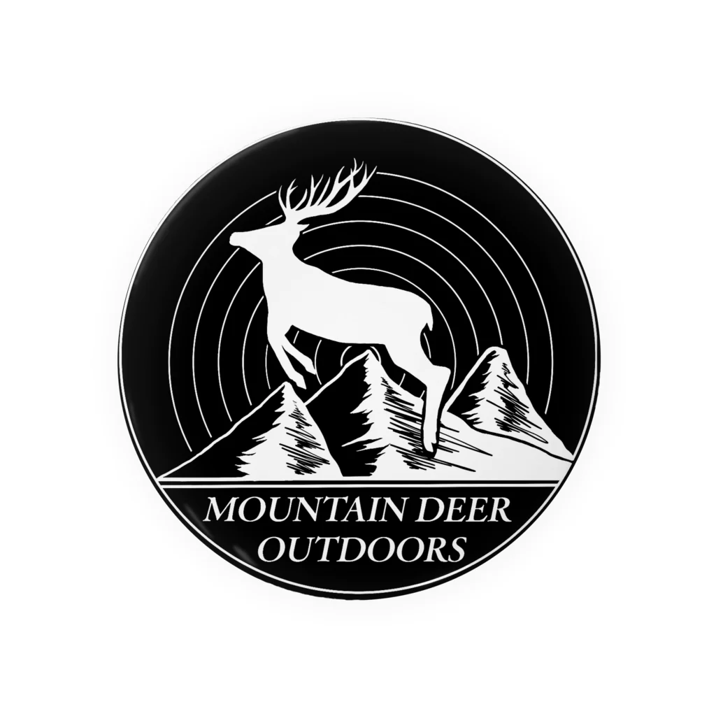 mountain deer outdoorsのmountain deer outdoors オリジナルグッズ♪第2弾 缶バッジ