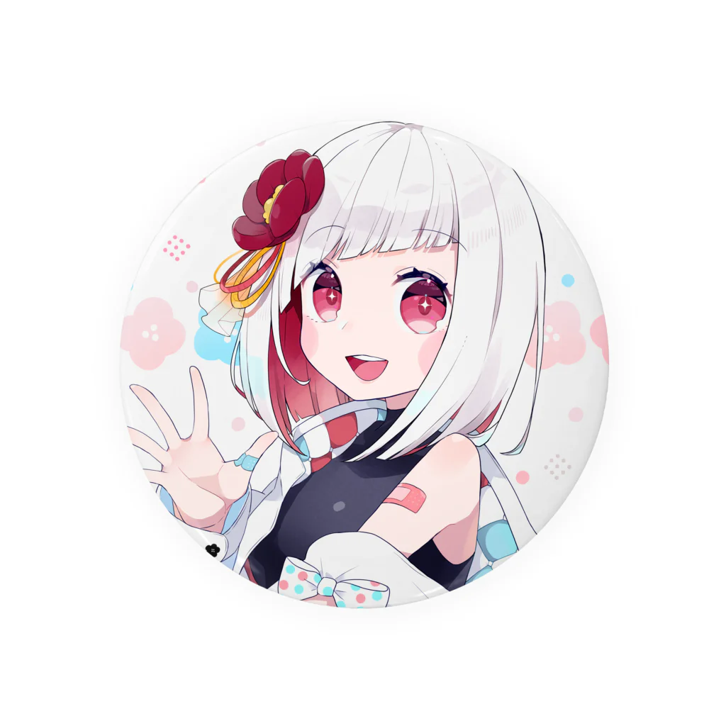 ゆりのおみせのしろの3周年記念グッズ!! Tin Badge