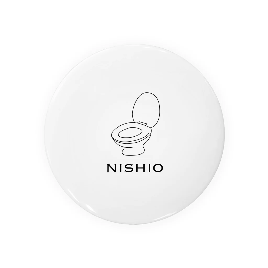トイレのNISHIO オフィシャルショップのトイレのNISHIO 缶バッジ