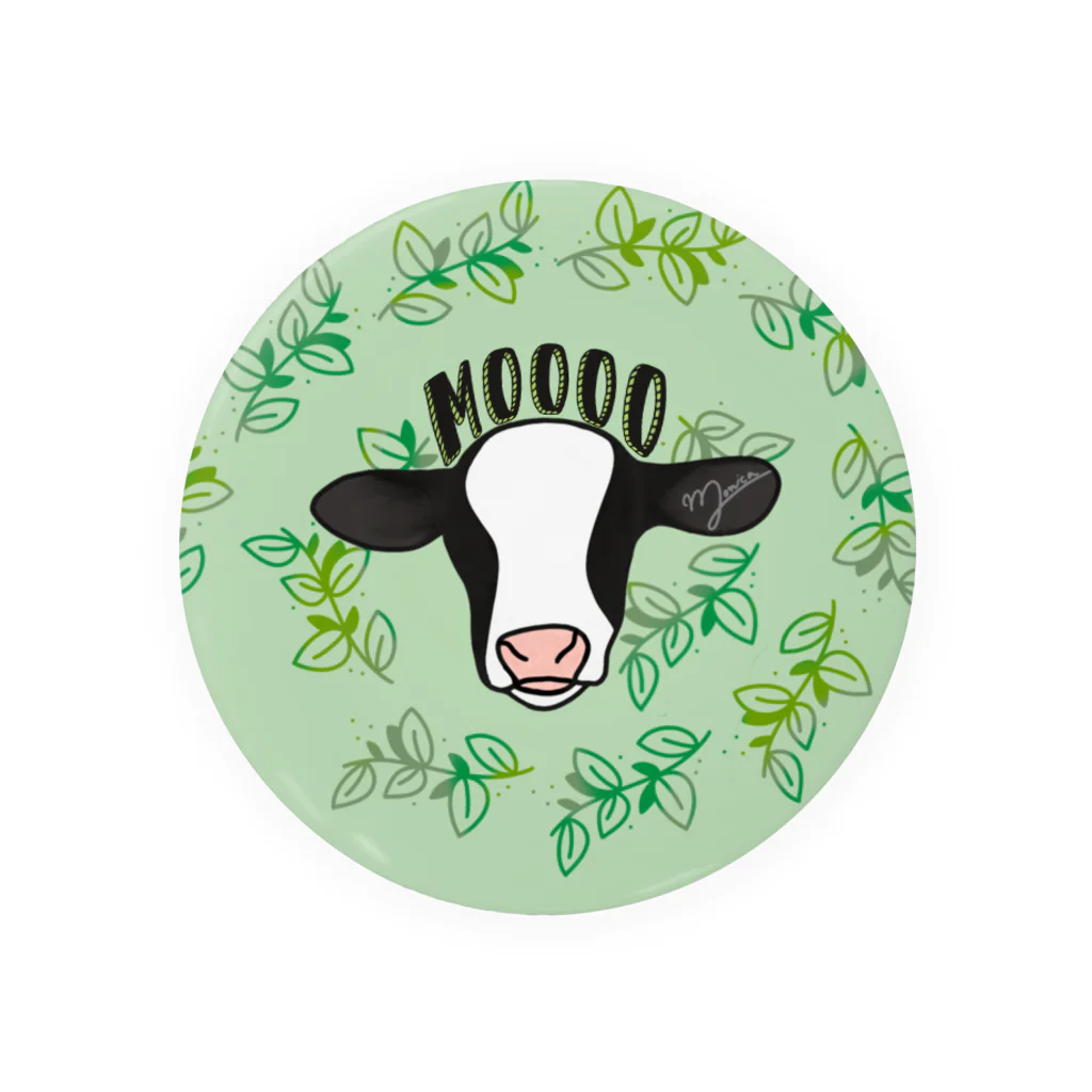 Monica 🦋のThe cows go Mooo 缶バッジ