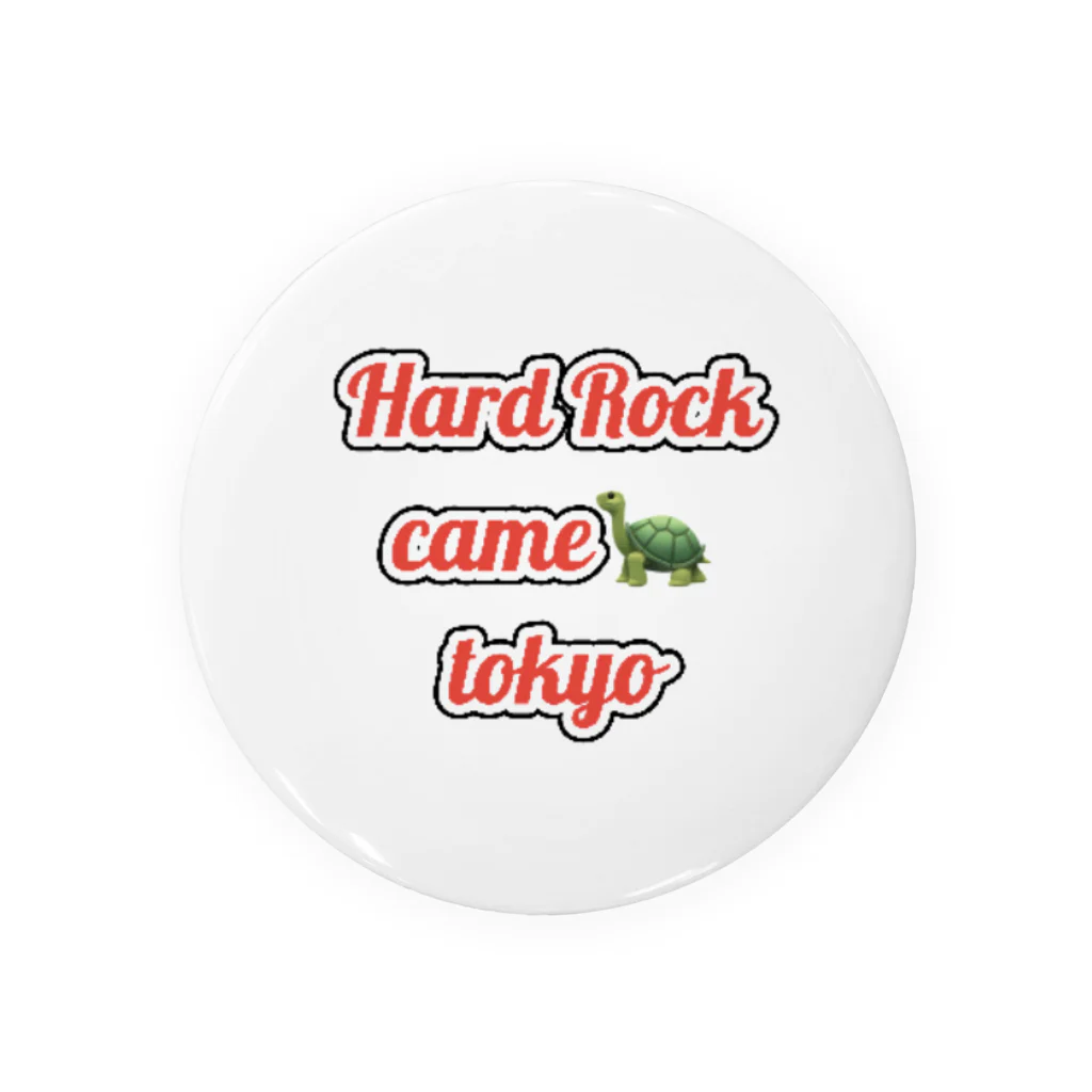 Hashiya/(橋屋) Hard Rock Came🐢のHard Rock な　亀 (東京) Tin Badge