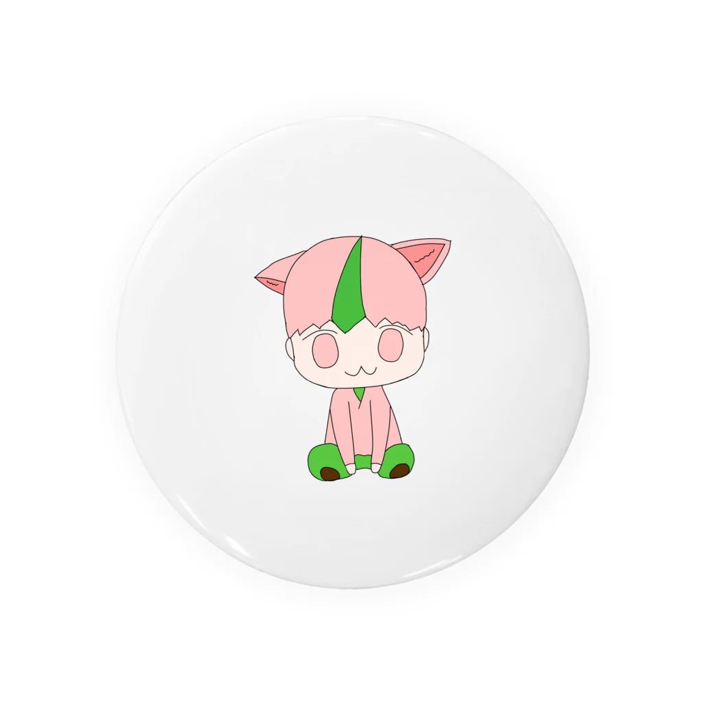 mochi ねこのmochi ねこ Tin Badge