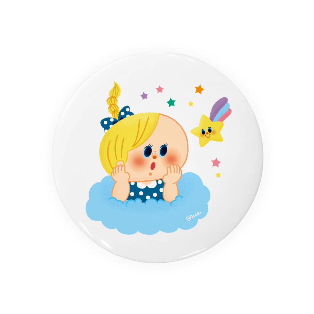 あくざわめぐみSHOPのwish Tin Badge