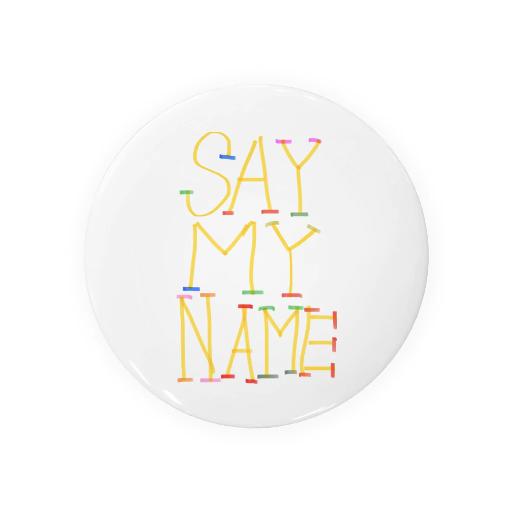 jackpotのjackpot グッズ　say my name design by kureha Tin Badge