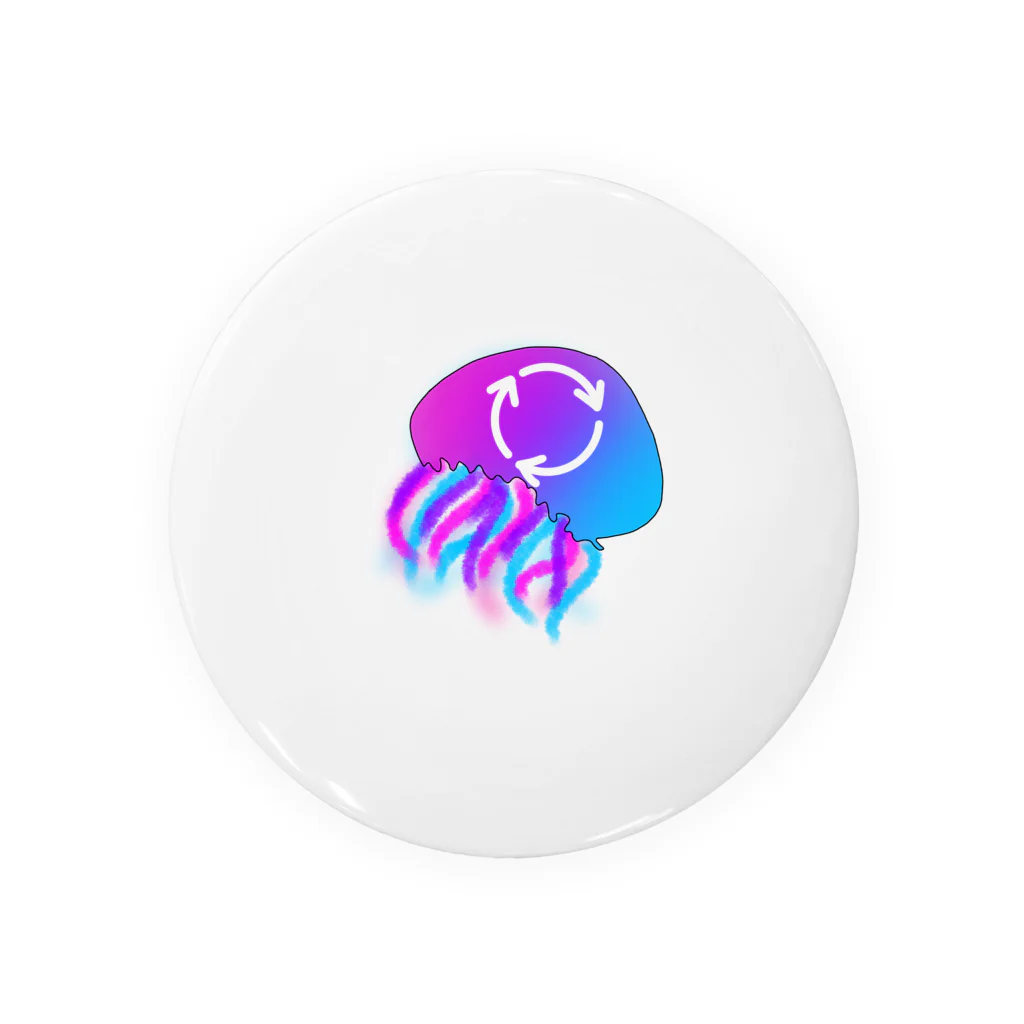 Jellyfishのアップサイクル海月 缶バッジ