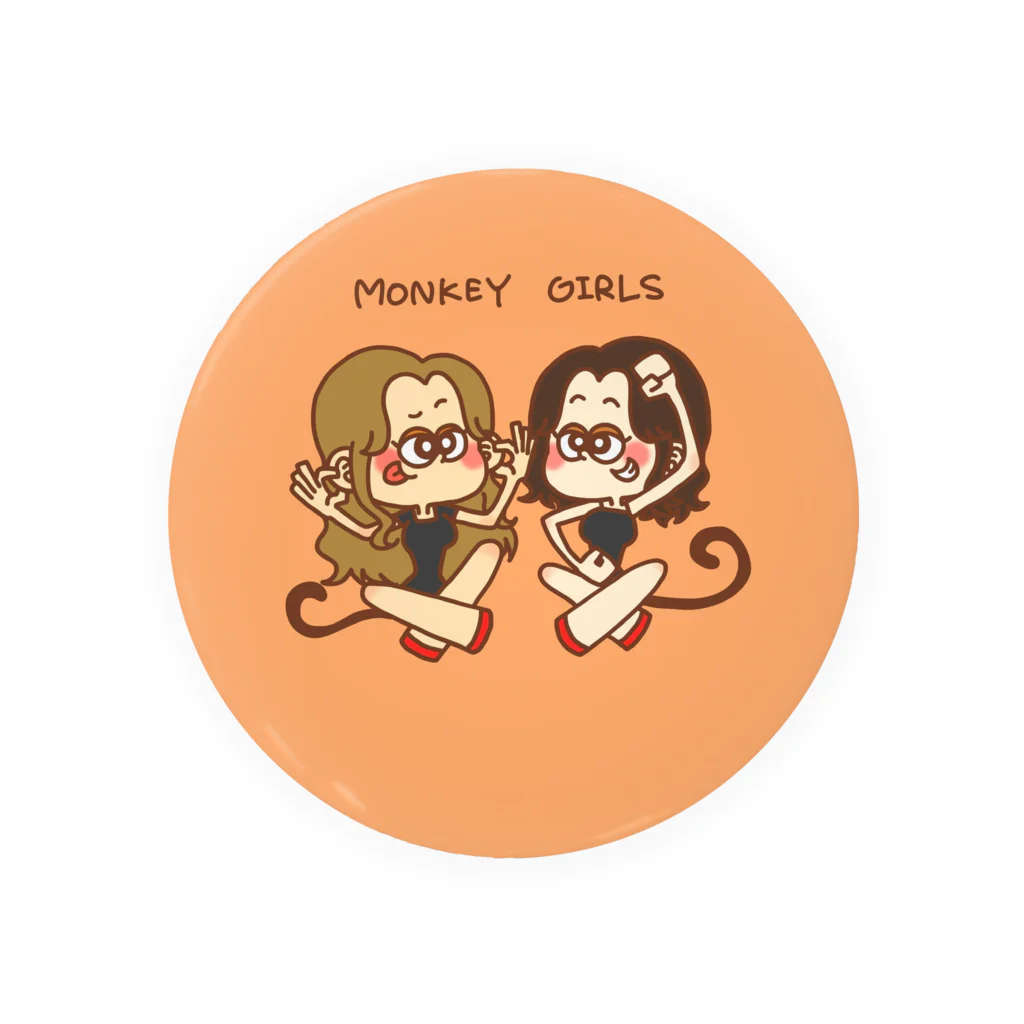 EmmaのMONKEY GIRLS Tin Badge