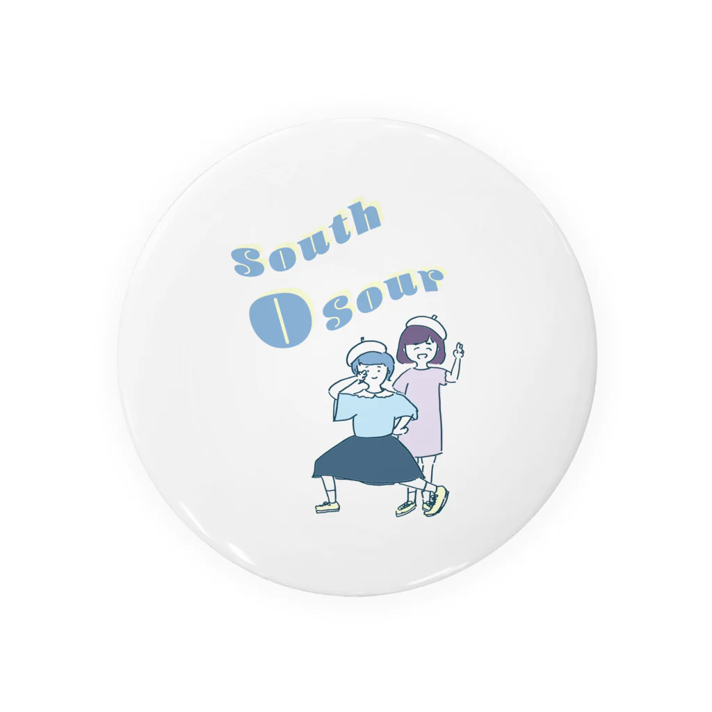 かるがも商店（SUZURI支店）のSouth-O-Sour(from かるがも団地） Tin Badge
