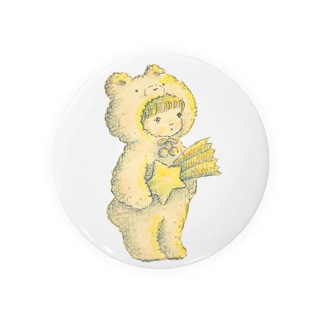 :trunk:chiyo の泣きむしシロクマちゃん Tin Badge