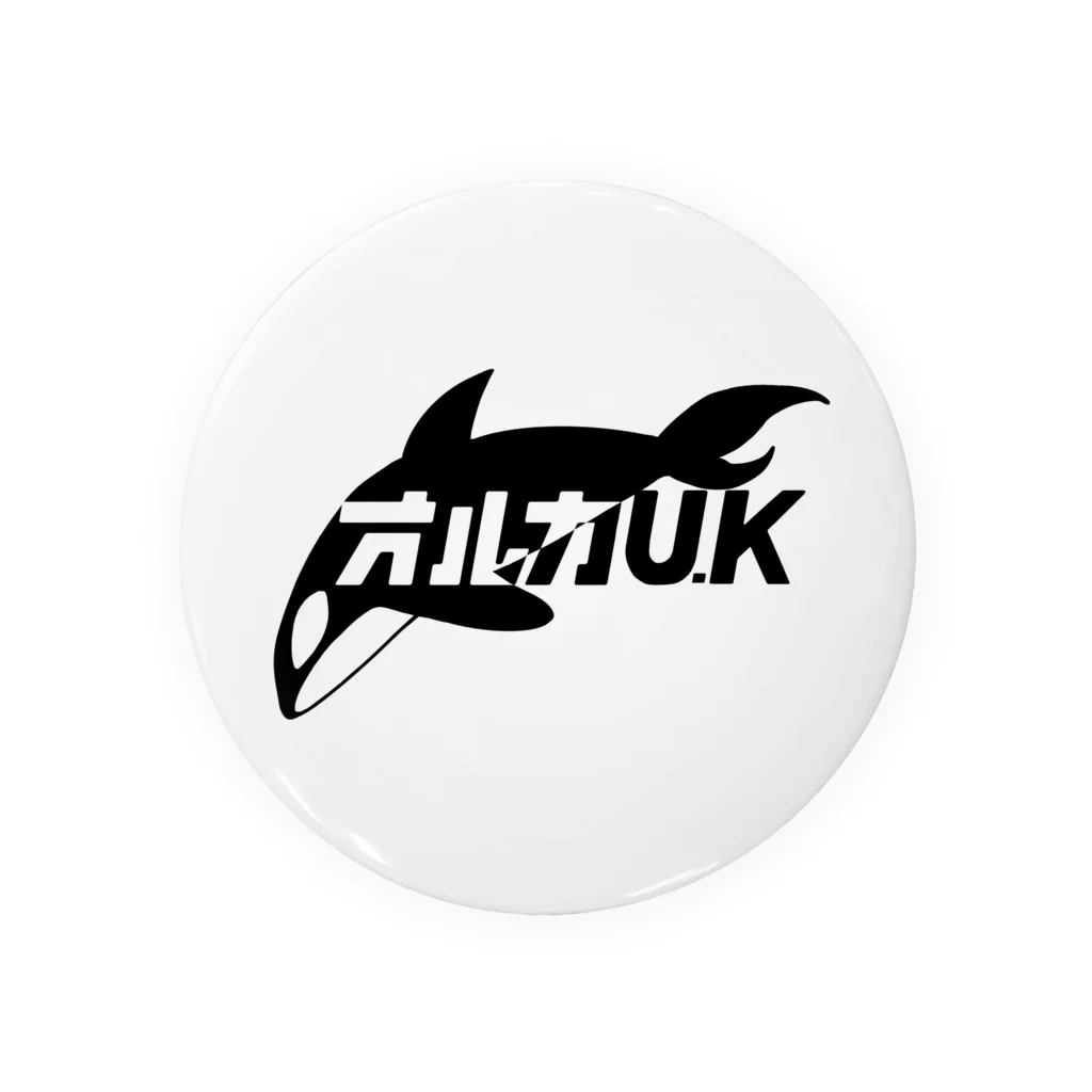 オルカU.K Official shopのオルカU.K Official goods (black) Tin Badge