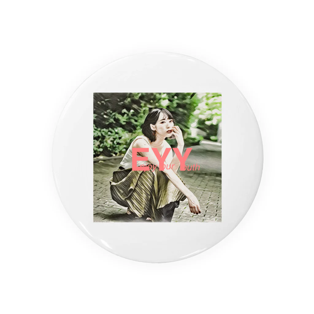 EYY（enjoy your youth.）の夏の娘 Tin Badge