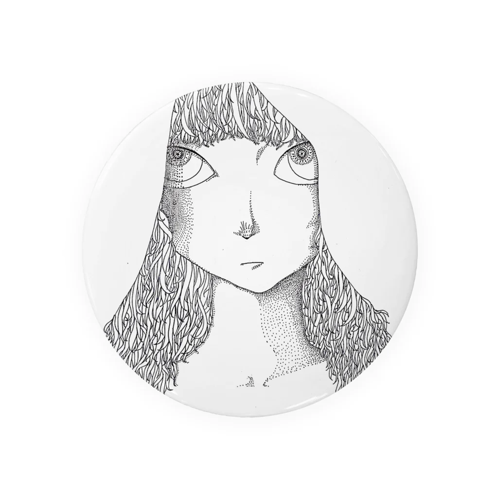 もぐらの女の子2 Tin Badge