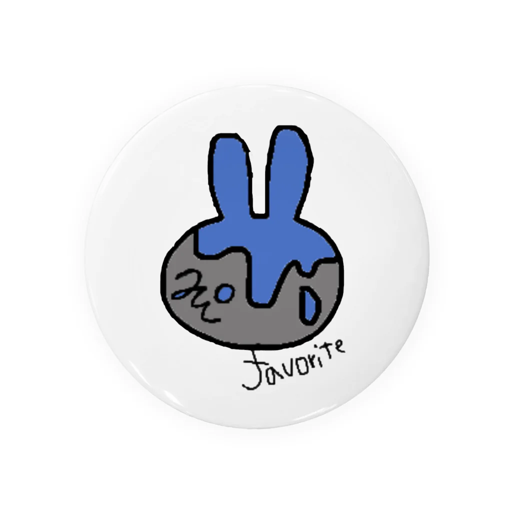 favlabi🐰🎀―ふぇばらび―のらびうさぶるー💙 Tin Badge