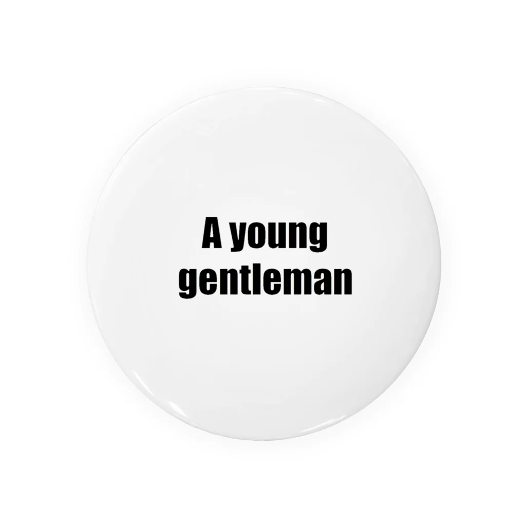 marukomekunのA young gentleman Tin Badge