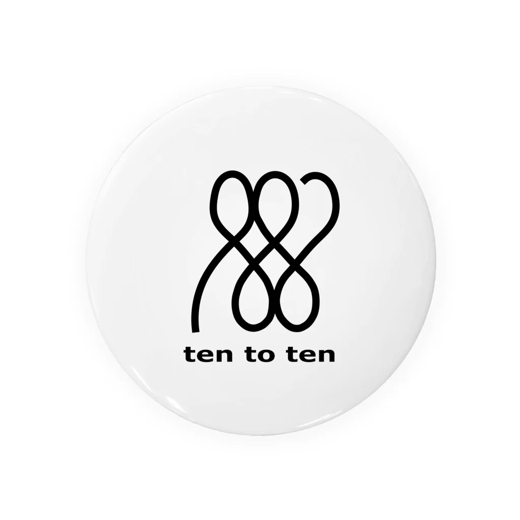 ten to ten(テン ト テン)のtentoten.npo Tin Badge