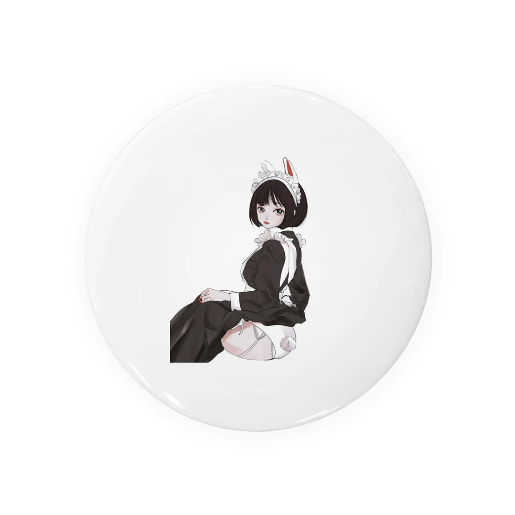 何も出来ないにーとのメイド女の子 Tin Badge