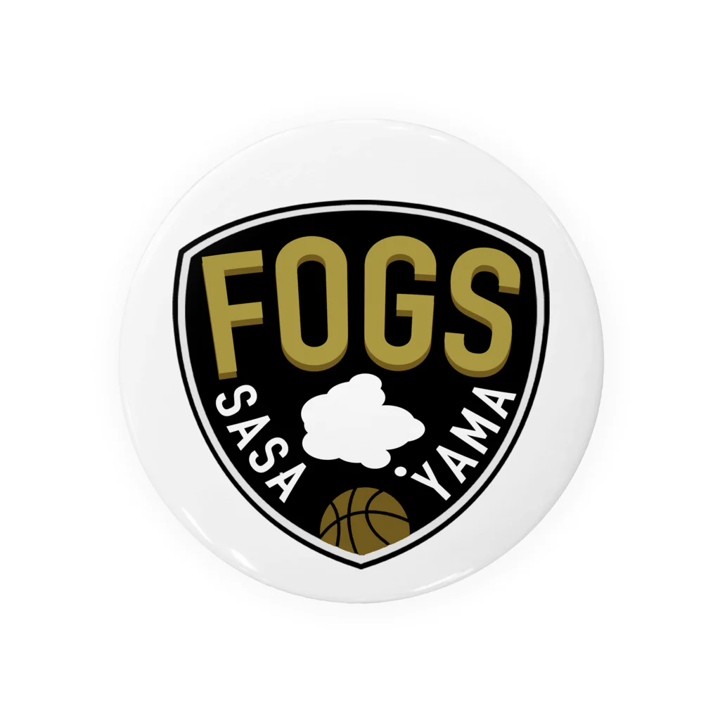 fogsの 丹波篠山FOGS_logo 缶バッジ