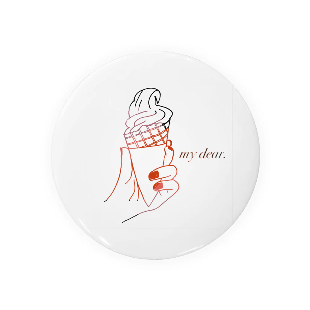 my dear!のそふとくりーむ2021.ver1.2 Tin Badge