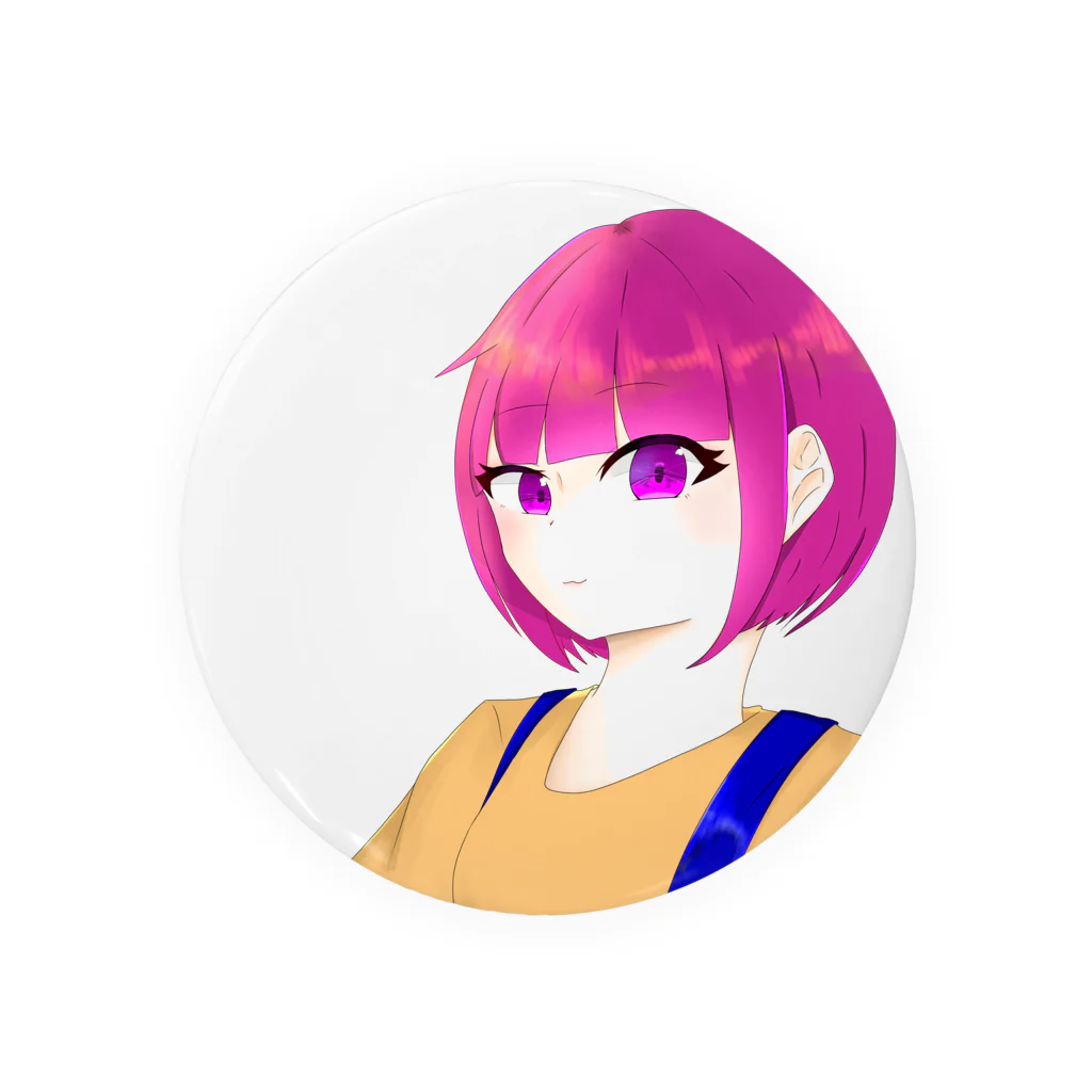 さなたのおみせだよのおなの子 Tin Badge