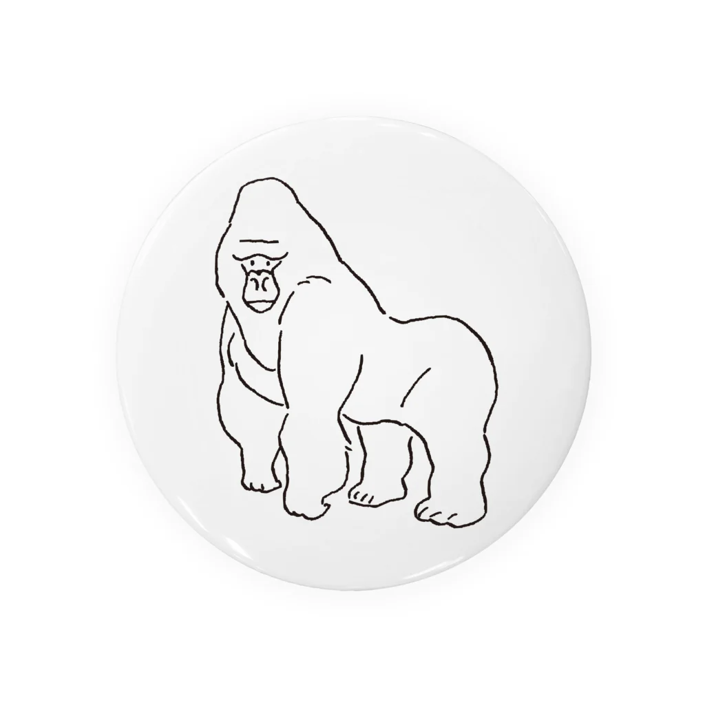 tanemaki zakkaのgorilla Tin Badge