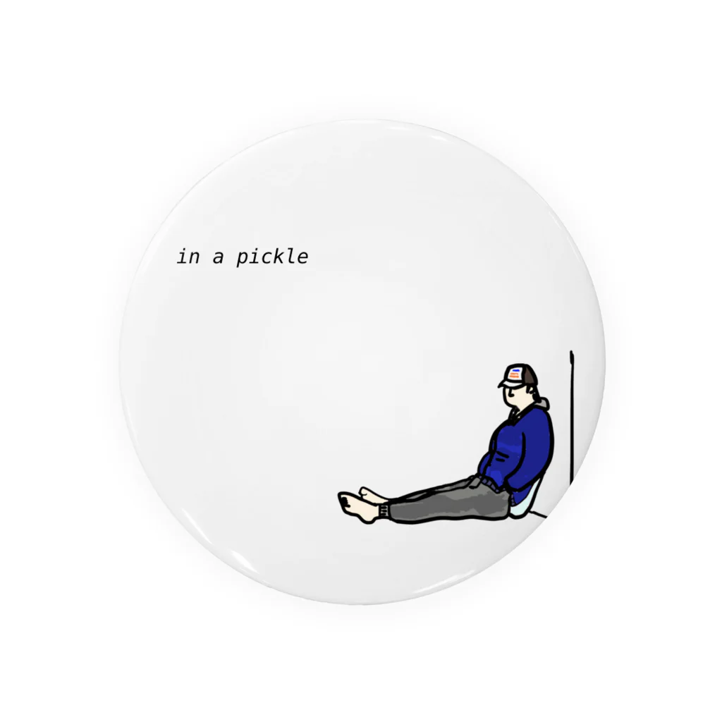 sadayanのin a pickle　男の子 Tin Badge