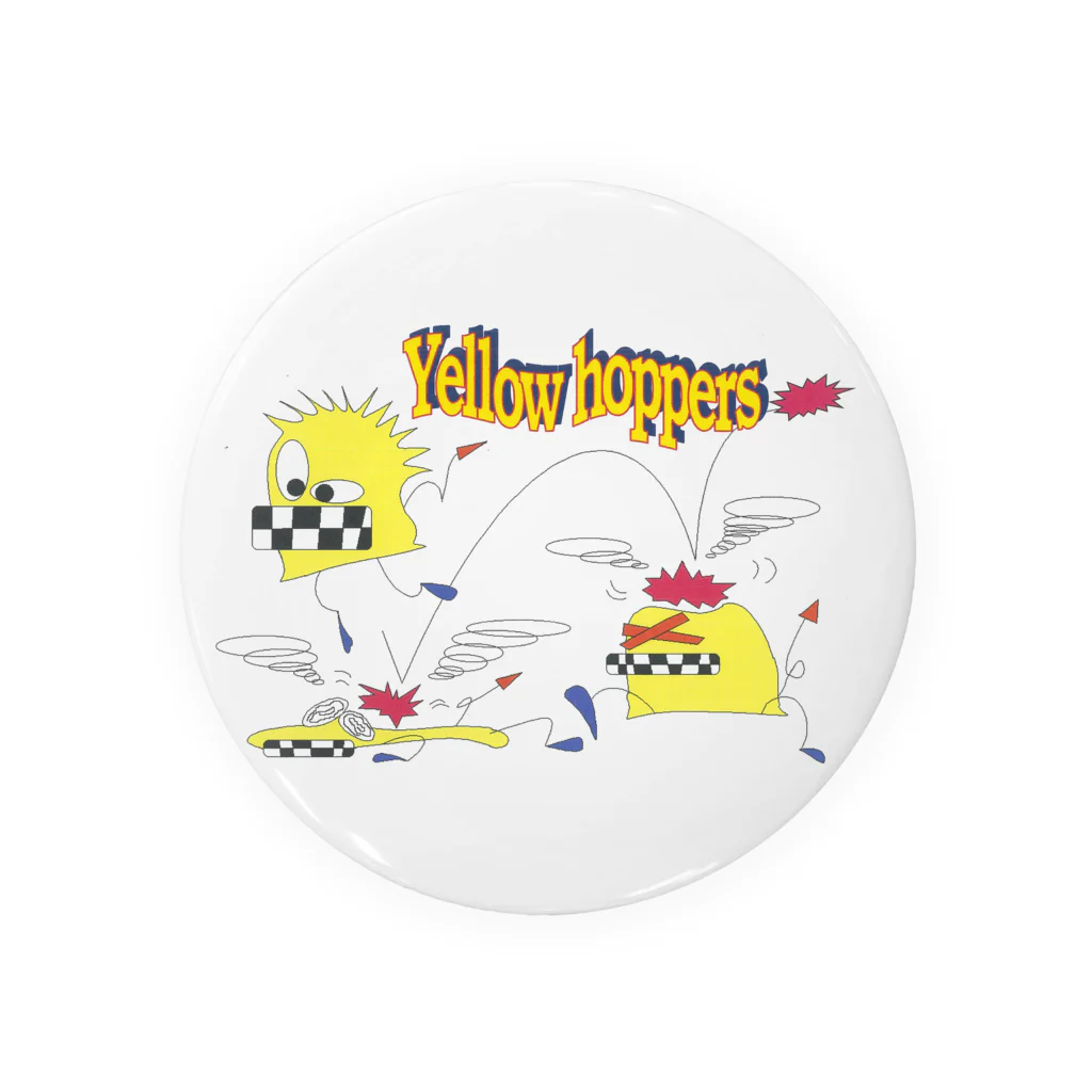 ぎらす社のYellow hoppers 缶バッジ