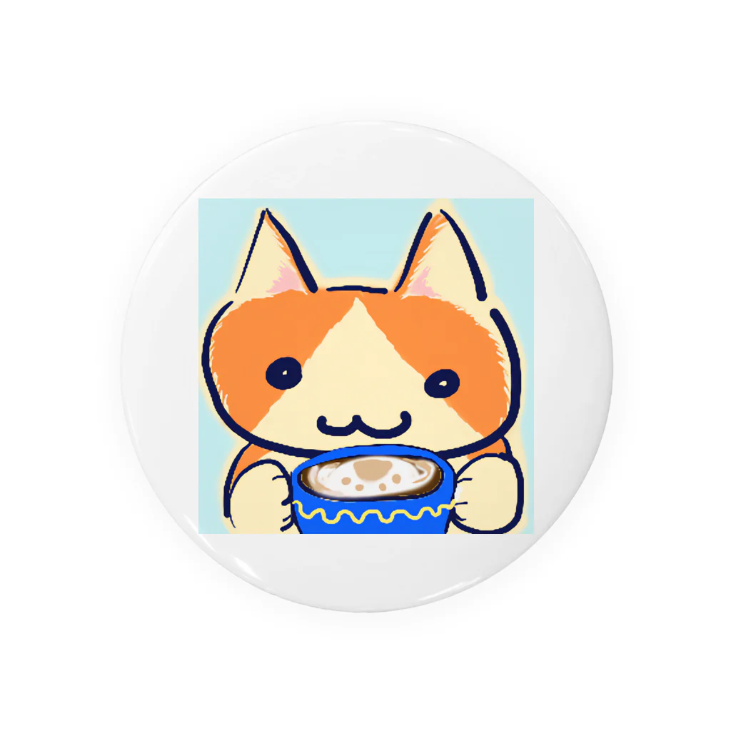 堕落猫のねこちゃんとココア Tin Badge