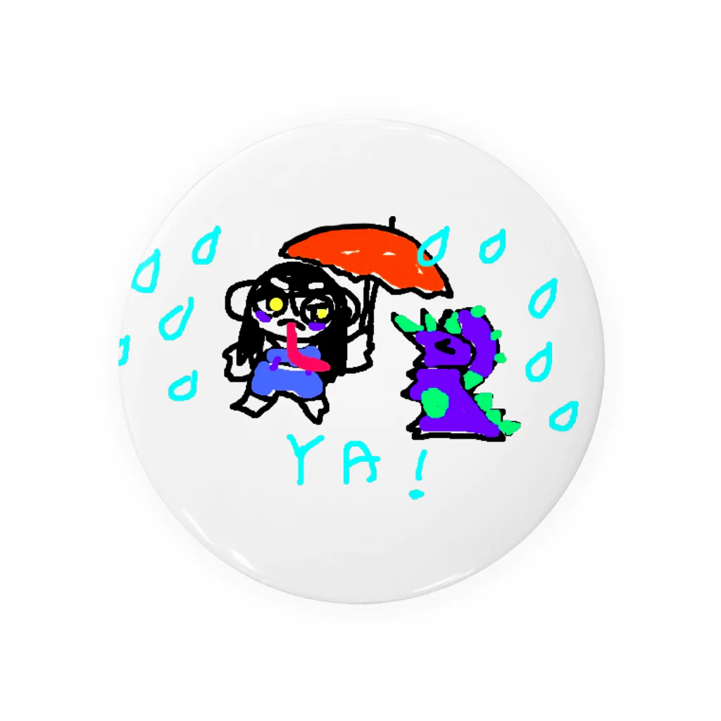 支配者様に投げ銭ショッッップの雨YA!!!!! Tin Badge