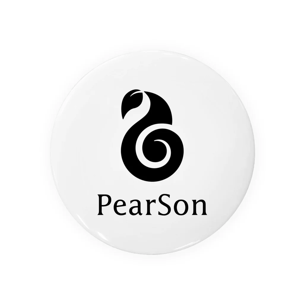 PearSonStoreのPearSon 黒 縦 Tin Badge