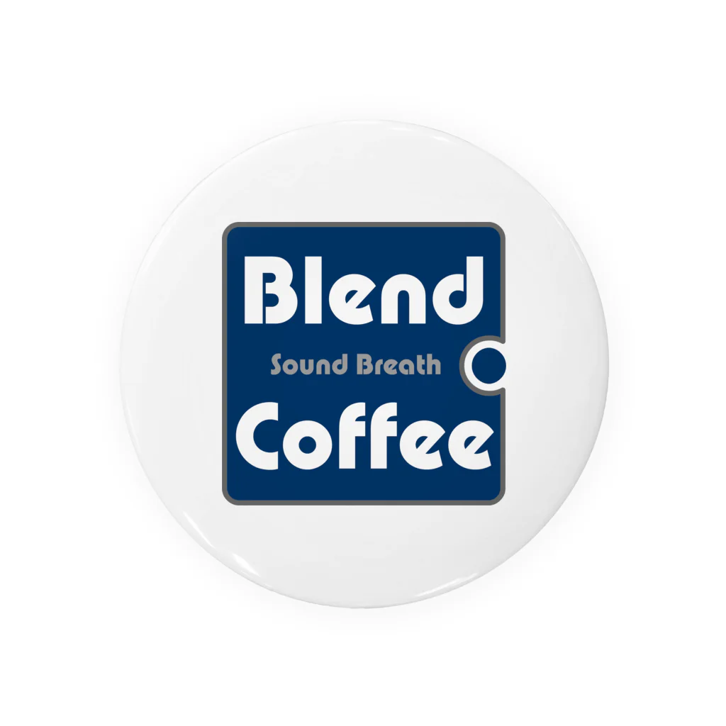 BlendCoffeeのシンプルロゴ 缶バッジ