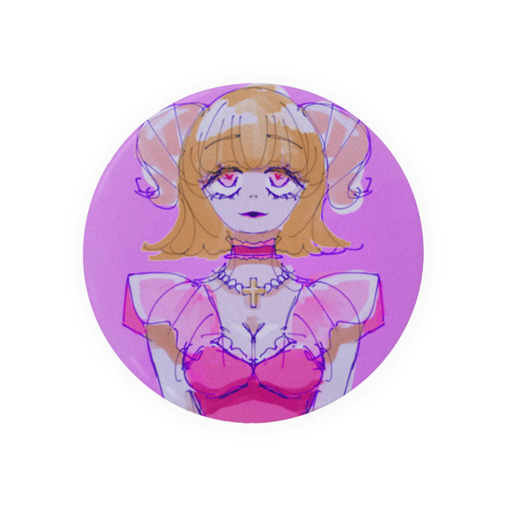 sumi_のひつじちゃん Tin Badge