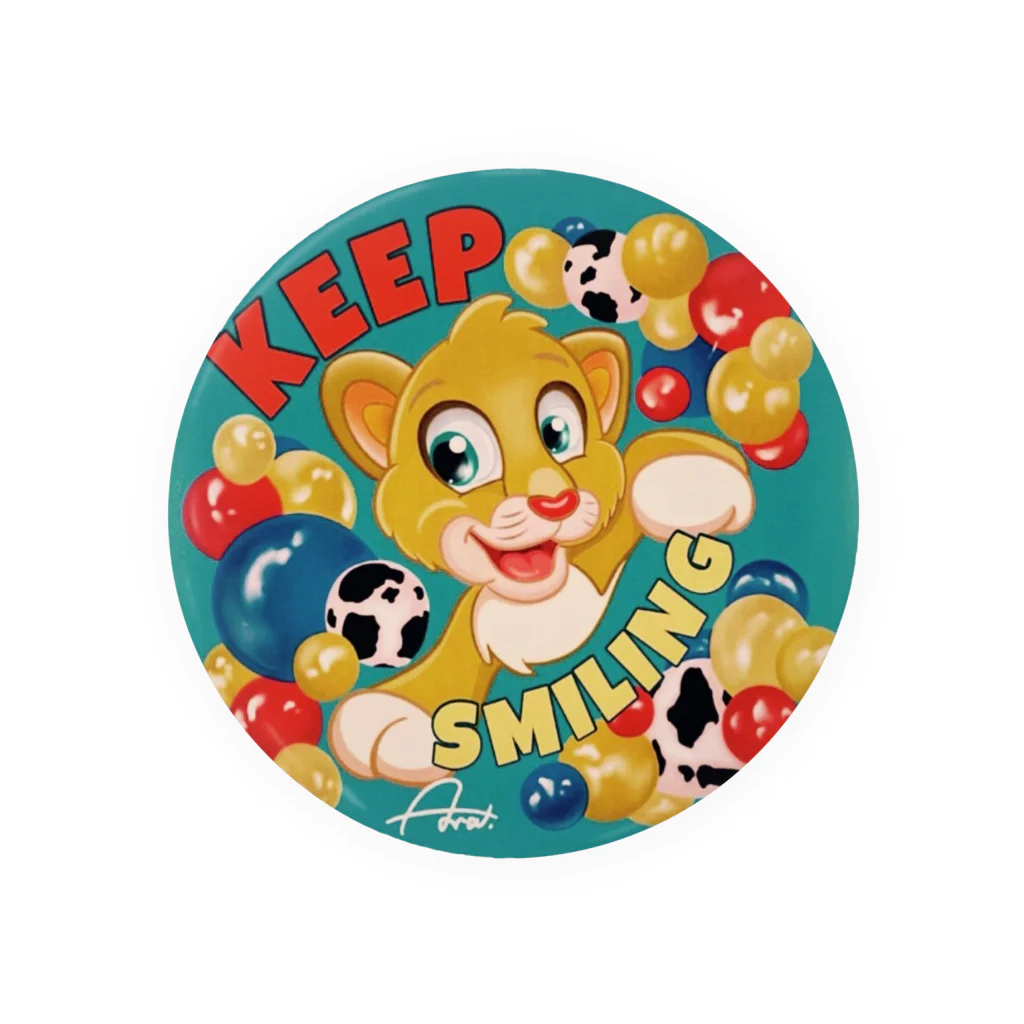 SPLASHYのkeep smiling Tin Badge