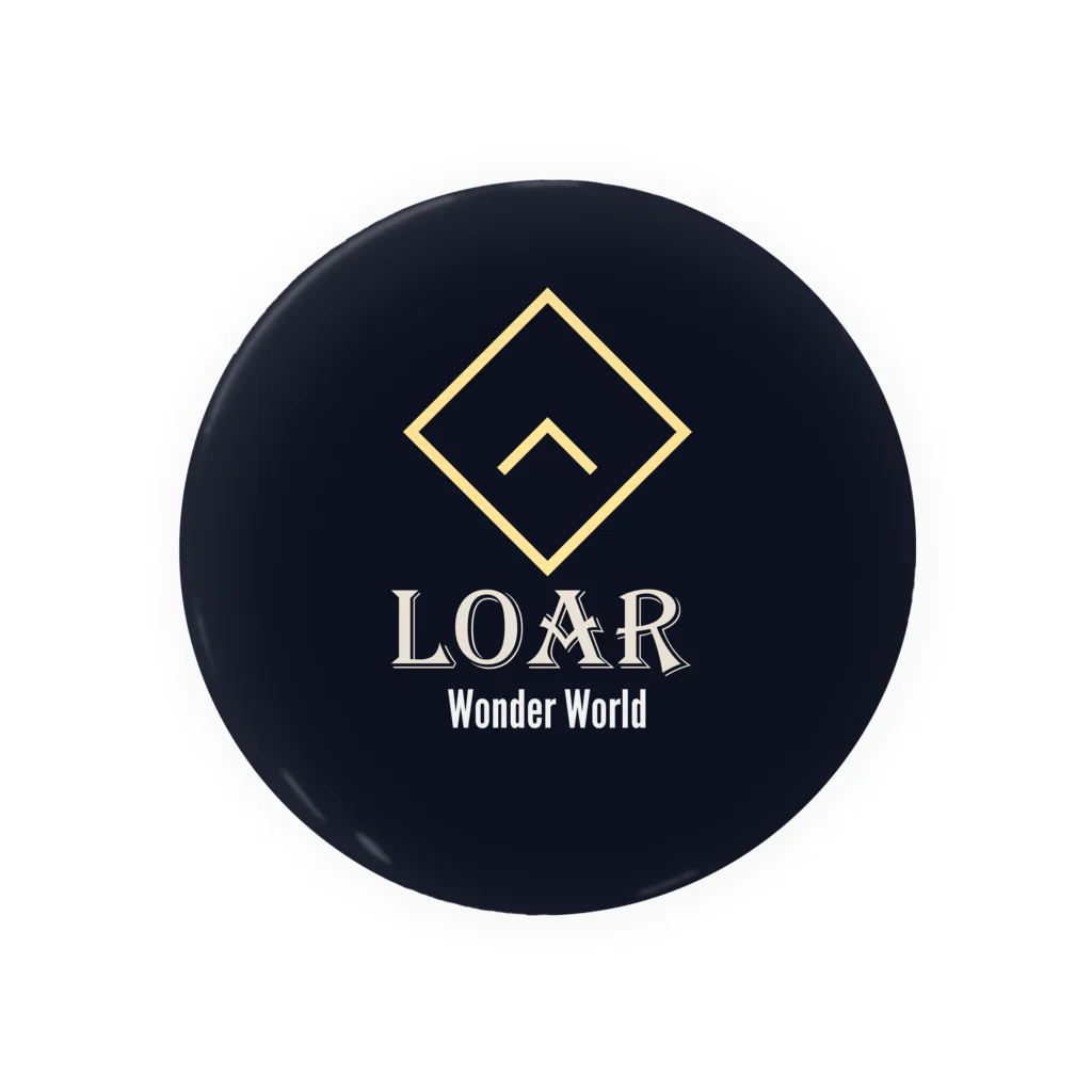 -LOAR- : 夜霧のLOARロゴ 缶バッジ