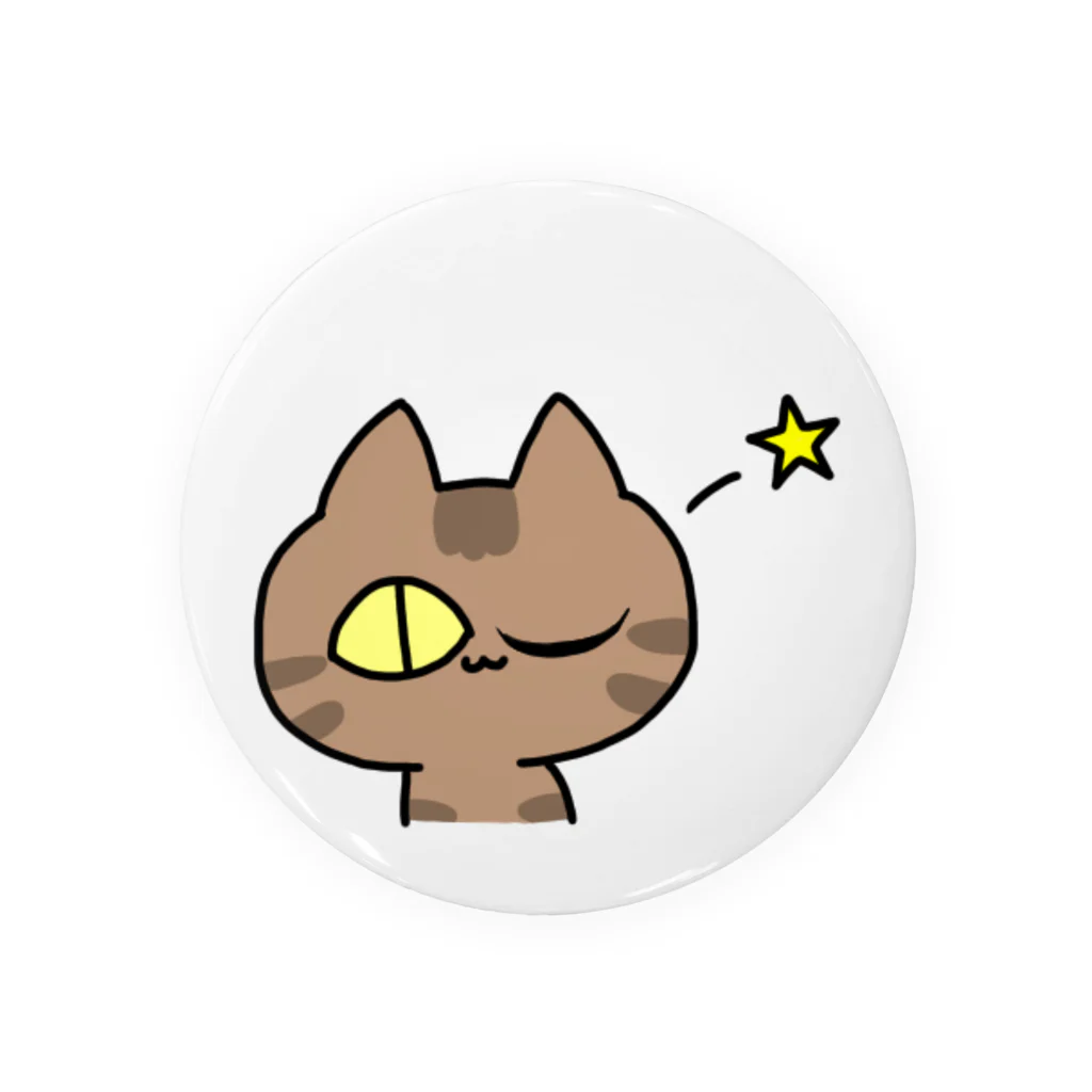 えじ。の表情豊かなネコちゃん Tin Badge
