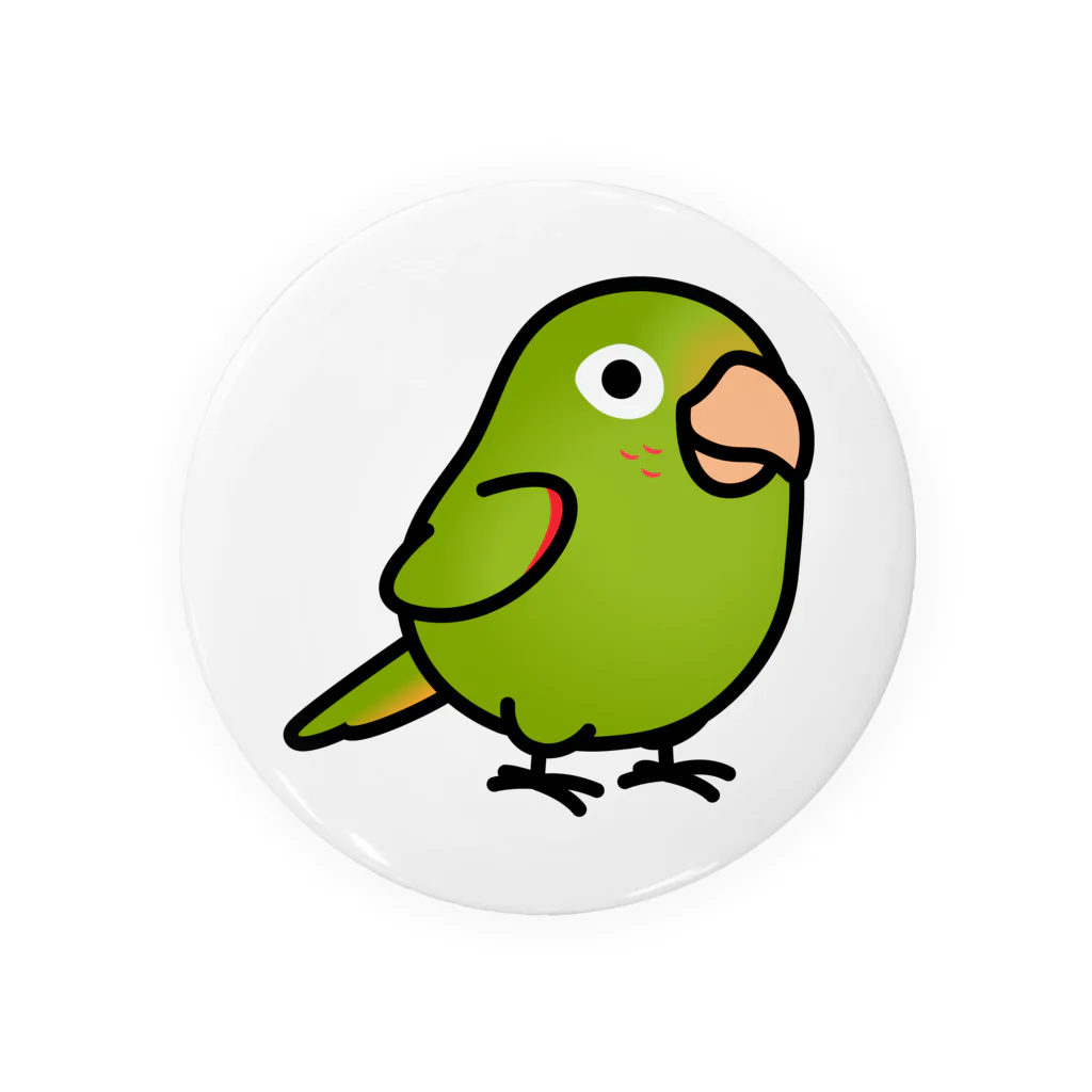 Cody the LovebirdのChubby Bird メジロメキシコインコインコ (75mm専用ページ） Tin Badge