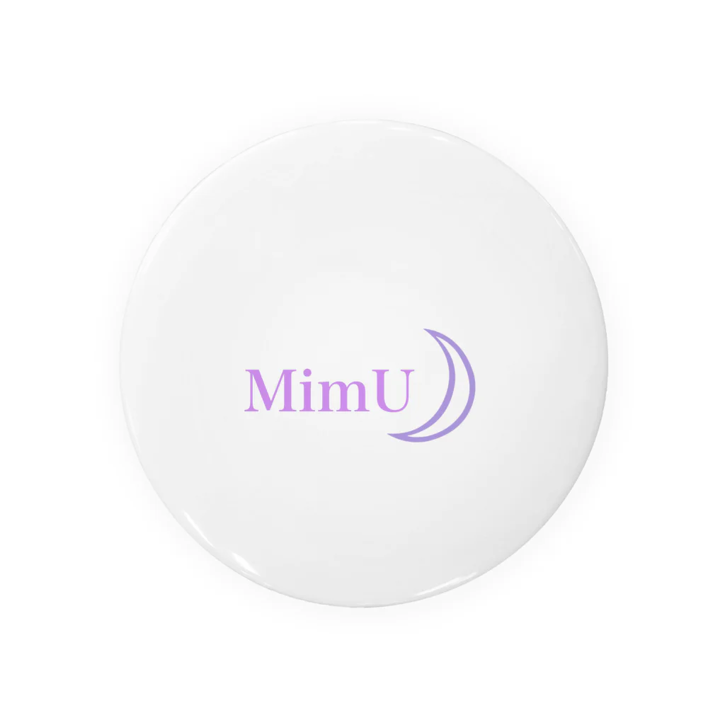 MimU☽のMimuロゴ入り缶バッジ Tin Badge