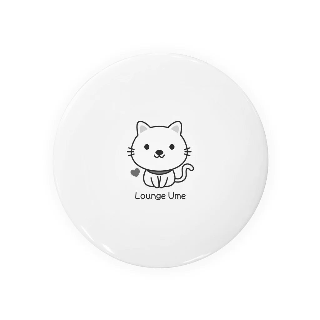 Lounge UmeのLounge Ume モノクロ Tin Badge