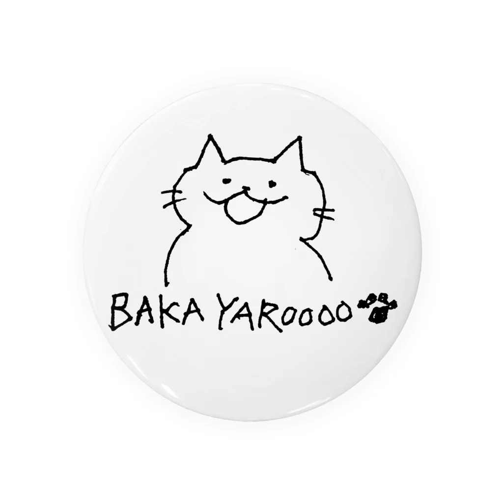 ヒョロのとりあえず何か言いたい猫 Tin Badge