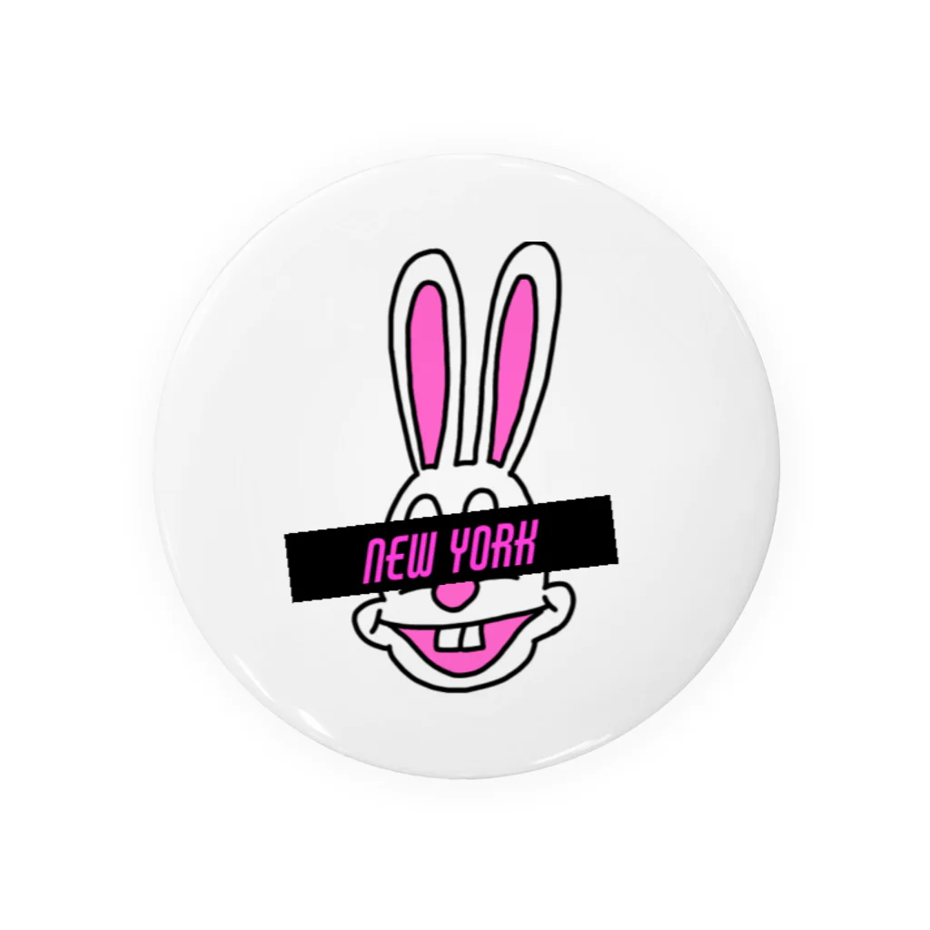 disney-risaのNew York rabbit mosaic Tin Badge