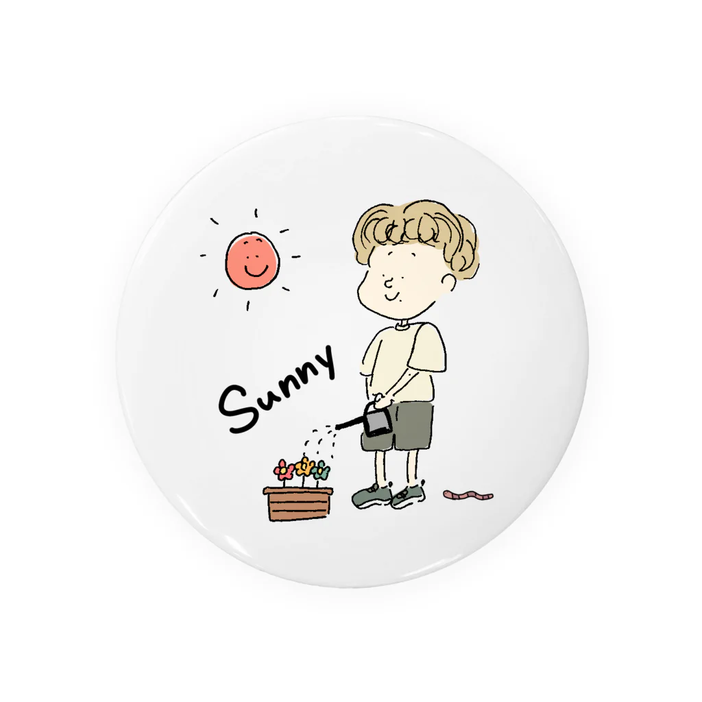 しゅわしゅわくらげのSunny day Tin Badge