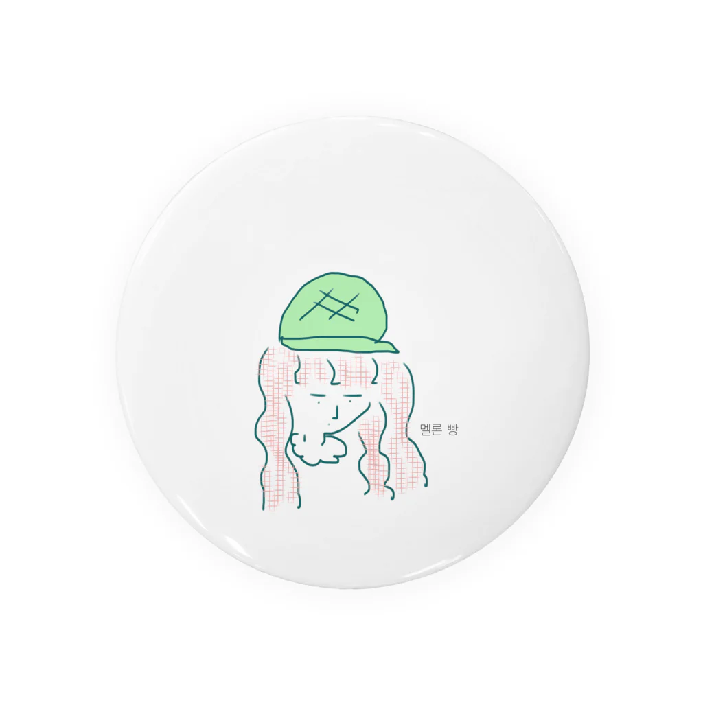 Free guys. のメロンパンが主食の女 Tin Badge