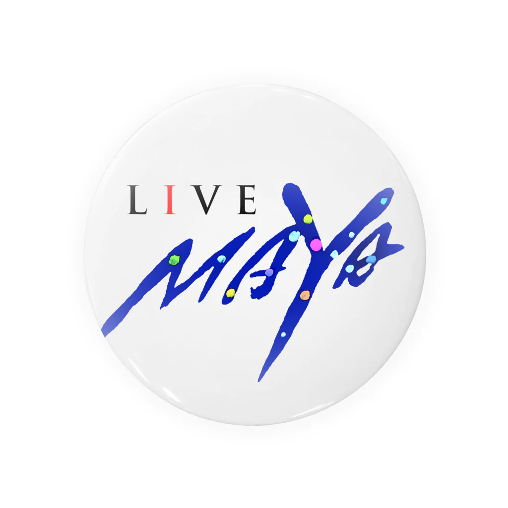 MAYA倶楽部公式グッズ販売のLIVE MAYA Tin Badge