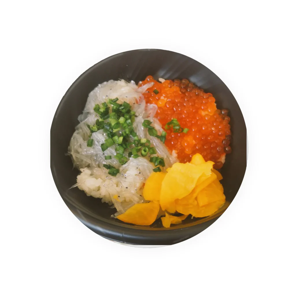 覇空の亜者インター=ネッツ3世のいくらしらす丼 缶バッジ