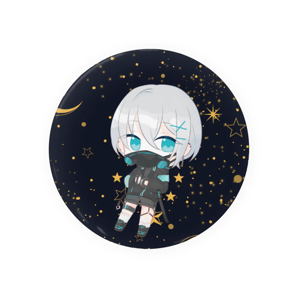 神夜🌙🗡@新人VTuberの神夜缶バッチNo.04 Tin Badge