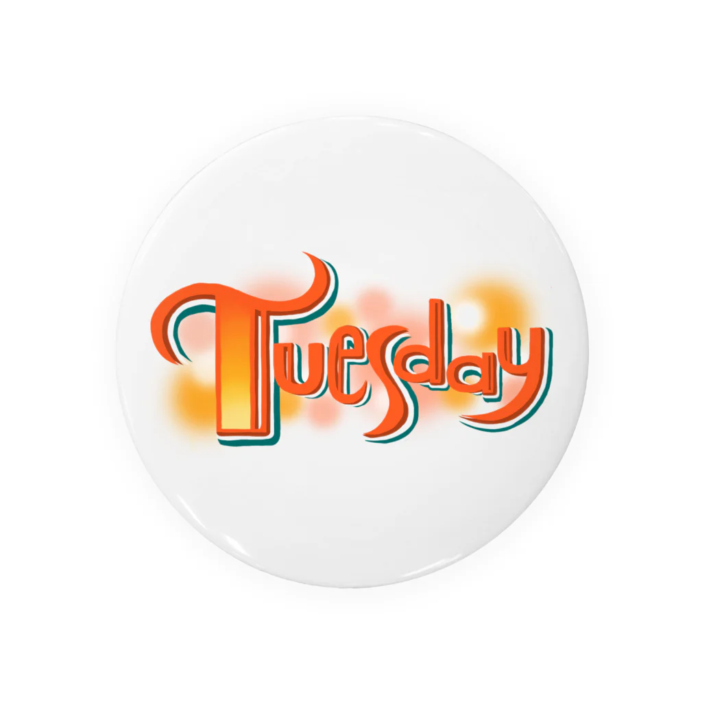 チャミ助のTUESDAY Tin Badge